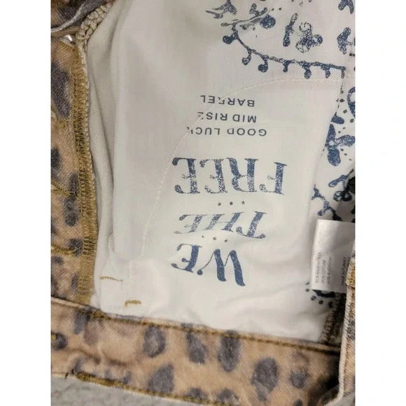 We The Free Leopard Print Jeans - Brown and Black - Picture 12 of 16